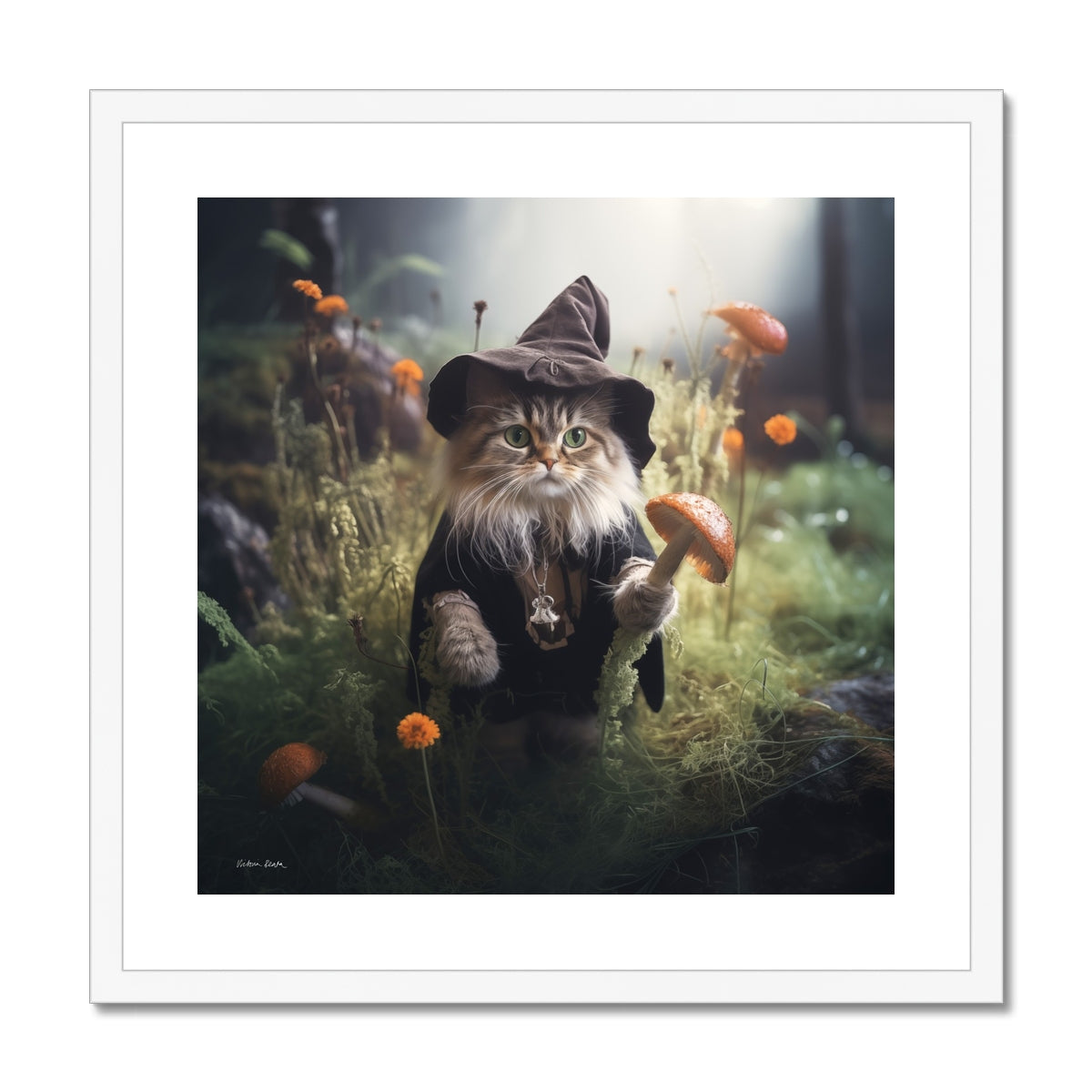 The Keeper of the Halloween Framed Print