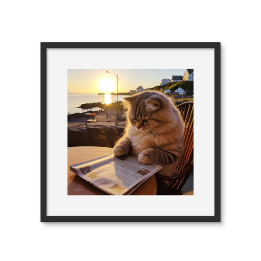 Keeping Up With The Mews Framed Photo Tile