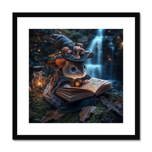 Joney the Mouse Witch Framed & Mounted Print