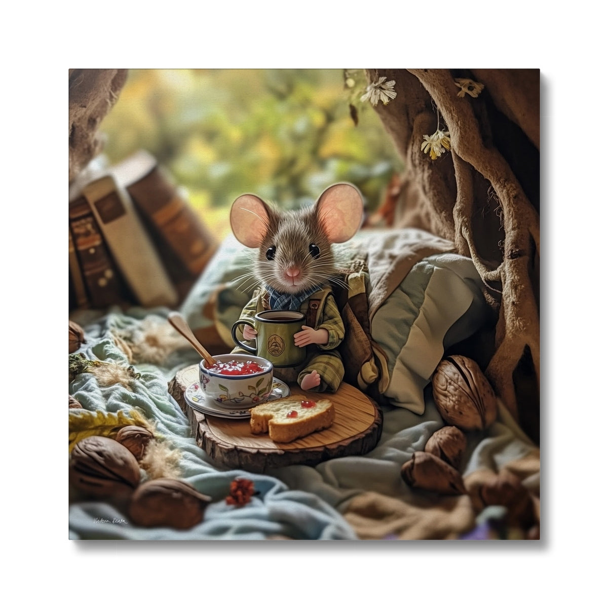 Mouse's House Canvas