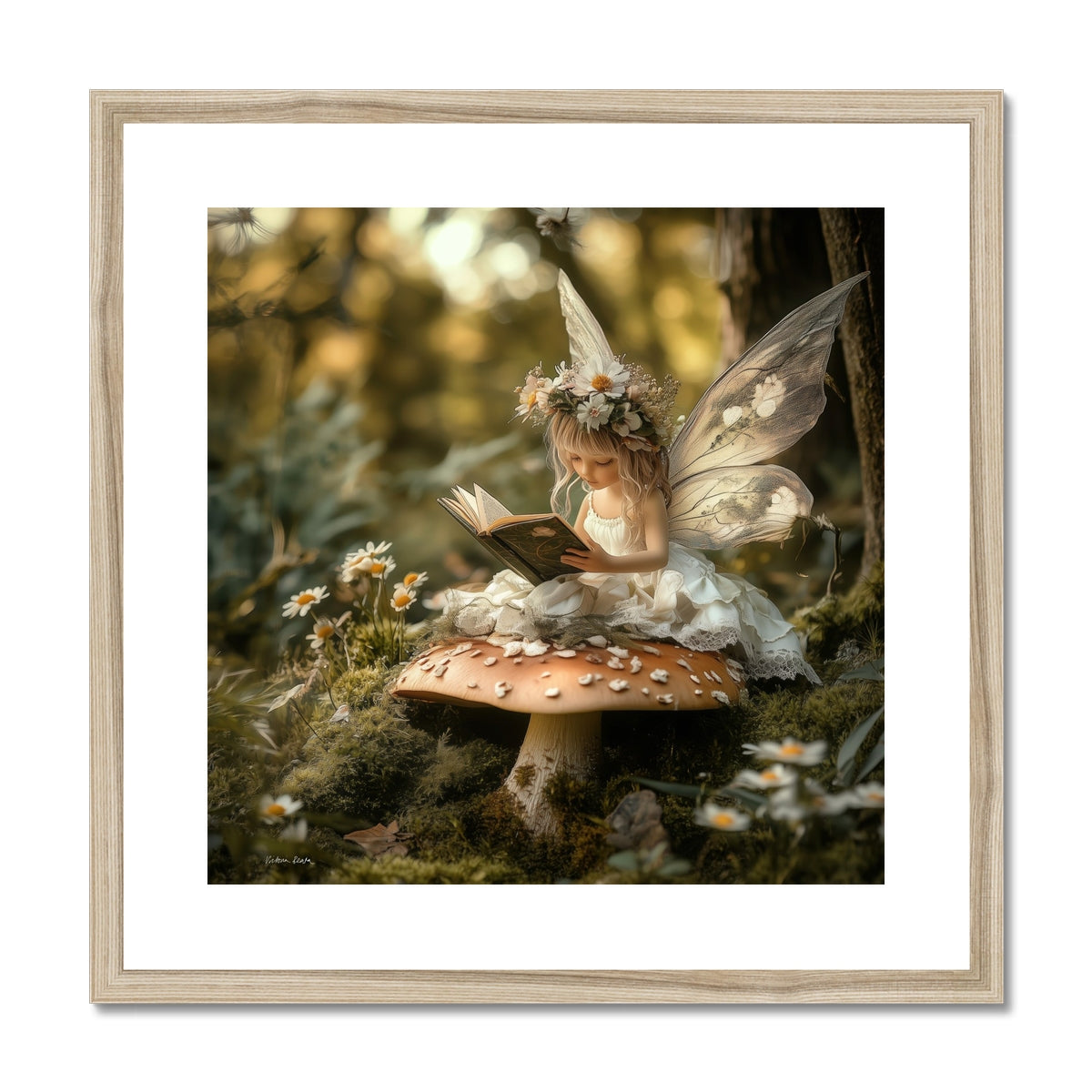 Elva’s Enchanted Tale Framed & Mounted Print