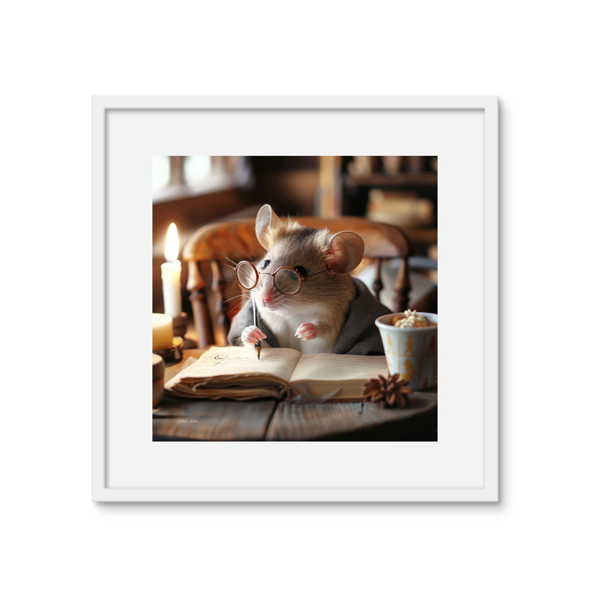 Mouse's List Framed Photo Tile