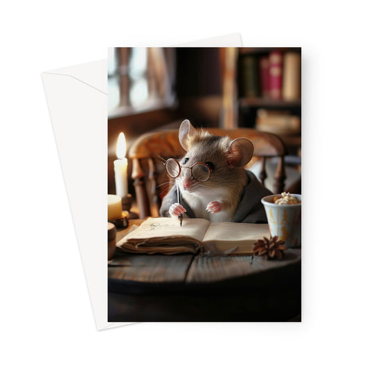 Mouse's List Greeting Card