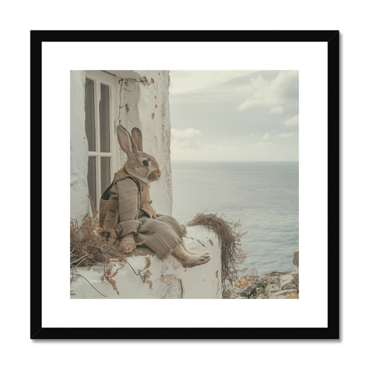 Rabbit's View Framed & Mounted Print