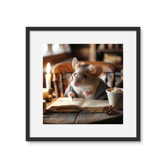 Mouse's List Framed Photo Tile