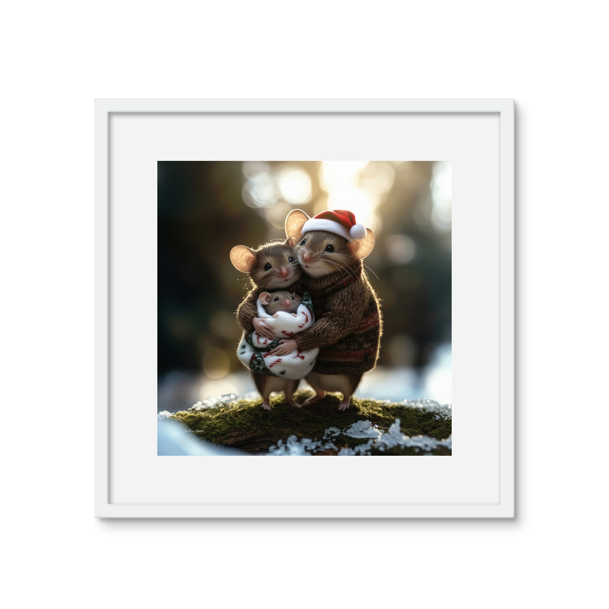 A New Arrival Framed Photo Tile