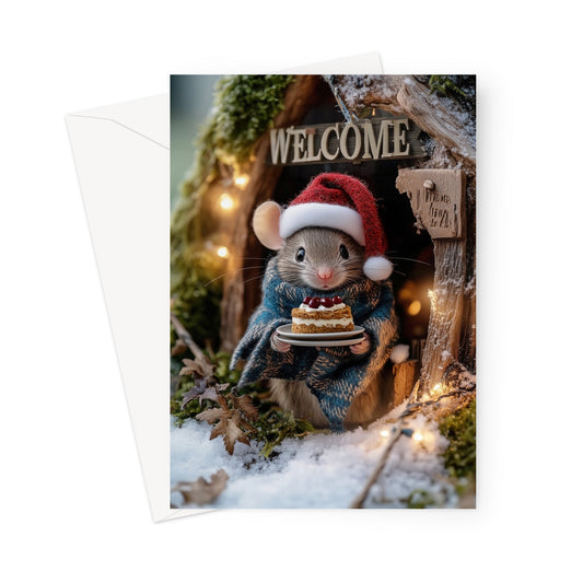 Cherry Christmas Greeting Card