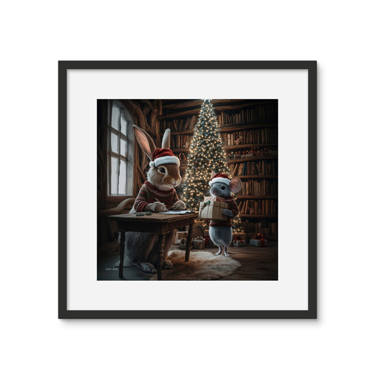 Christmas Eve in the Glen Framed Photo Tile