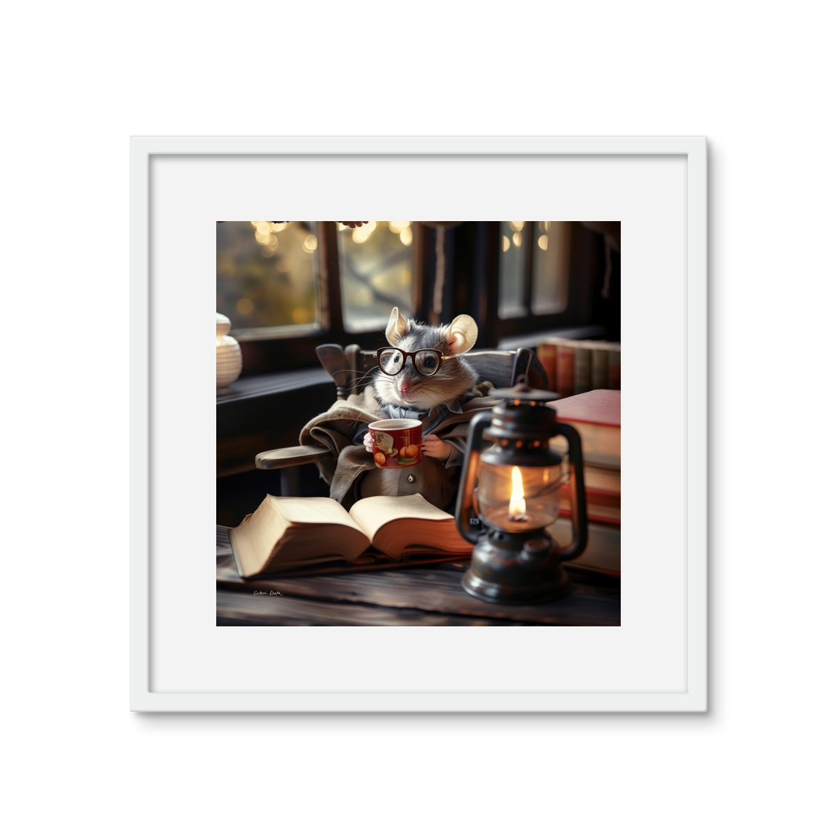 Mouse's Time Framed Photo Tile