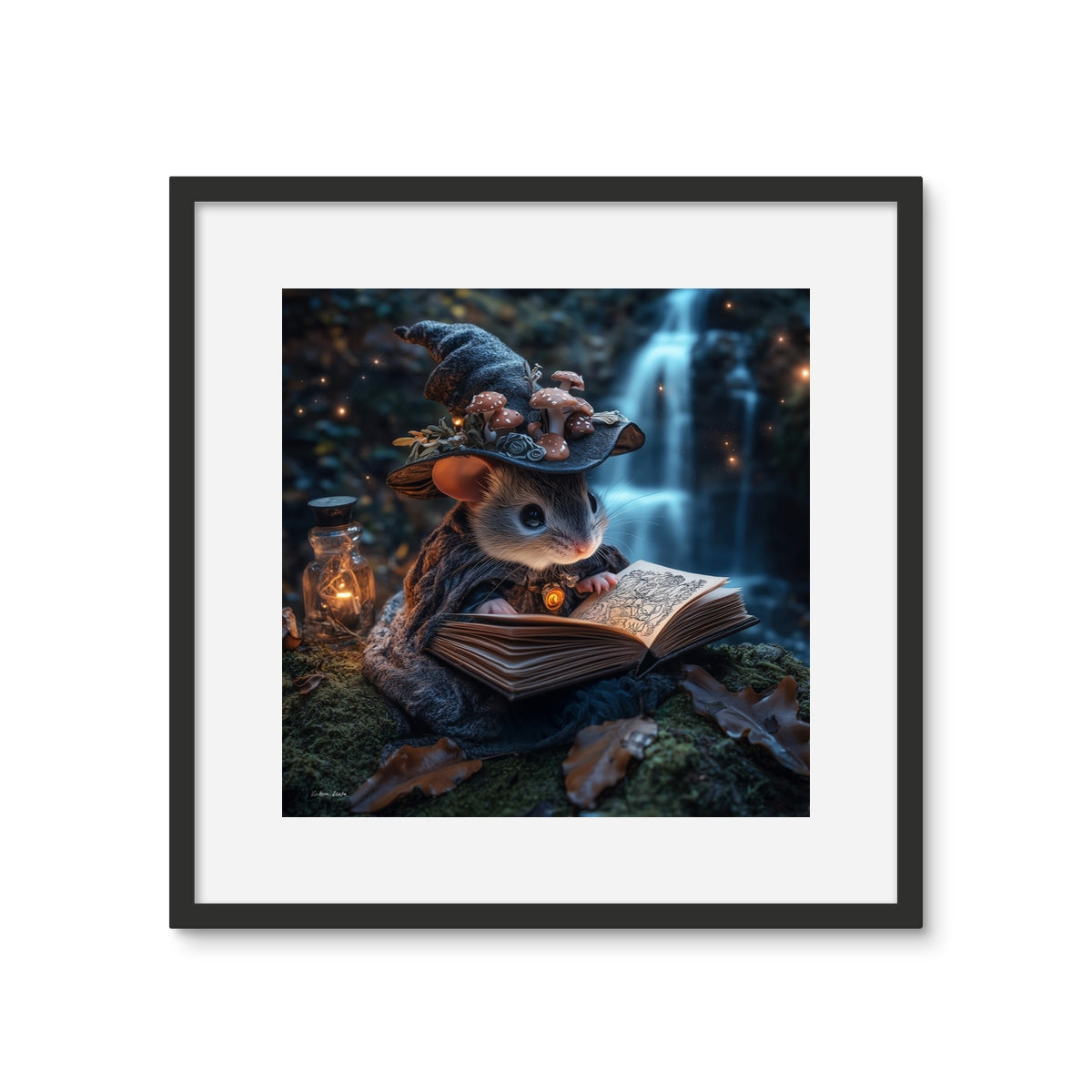 Joney the Mouse Witch Framed Photo Tile