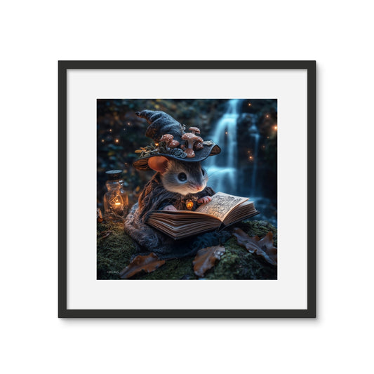 Joney the Mouse Witch Framed Photo Tile