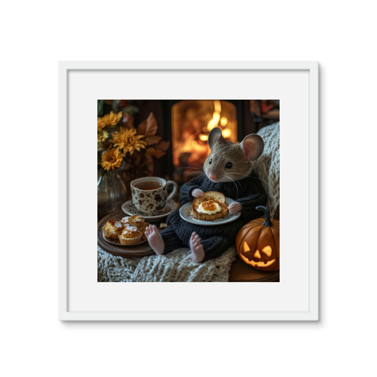 Goodnight Framed Photo Tile