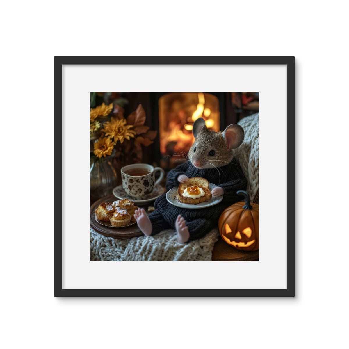 Goodnight Framed Photo Tile