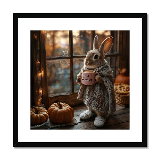 Good Morning Autumn Framed & Mounted Print