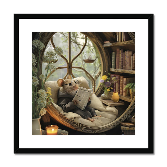 The Happiest Mouse in the Glen Framed & Mounted Print