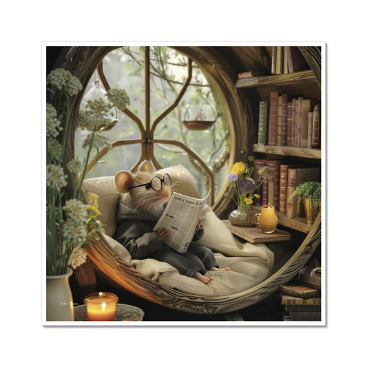 The Happiest Mouse in the Glen Fine Art Print