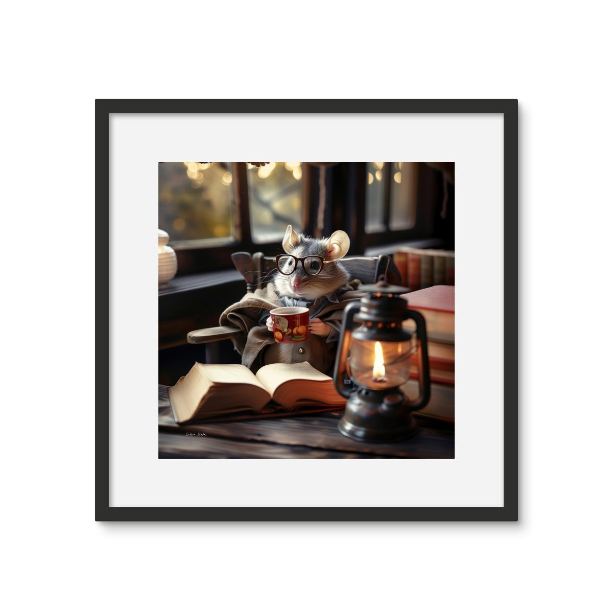 Mouse's Time Framed Photo Tile