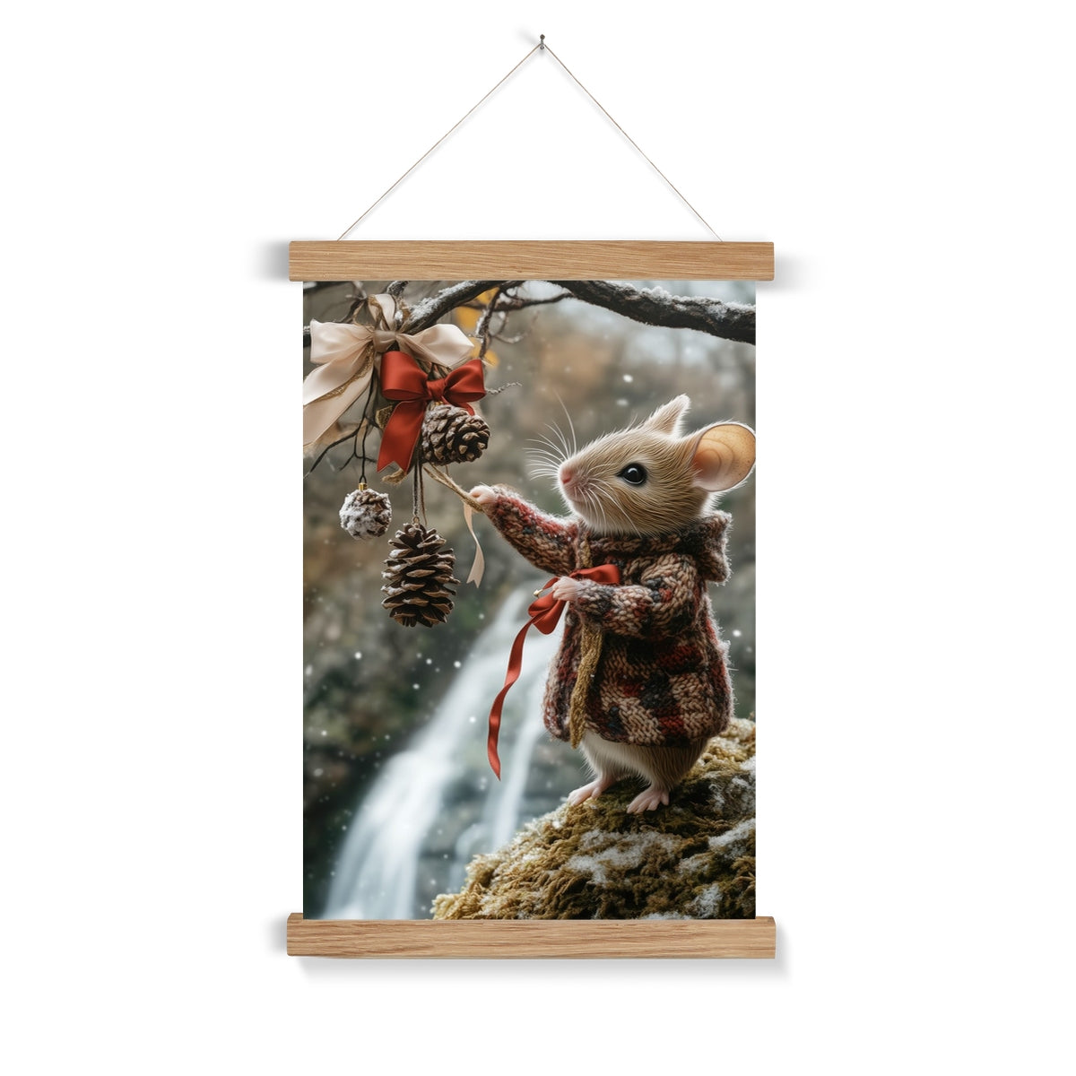 Old Oak's Winter Fine Art Print with Hanger