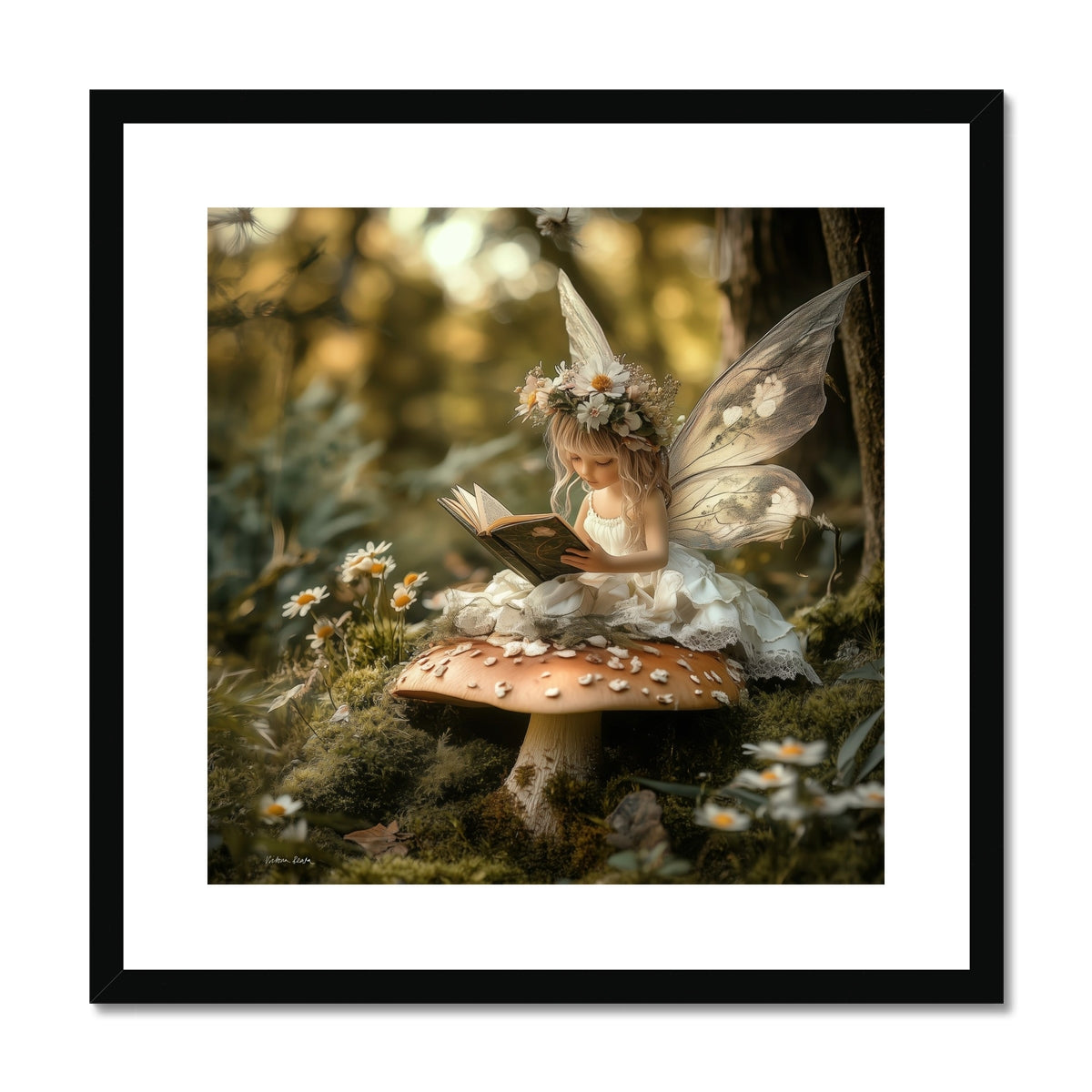 Elva’s Enchanted Tale Framed & Mounted Print