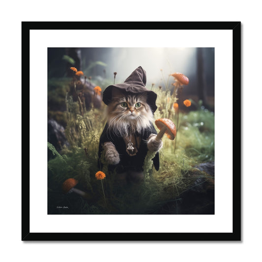 The Keeper of the Halloween Framed Print