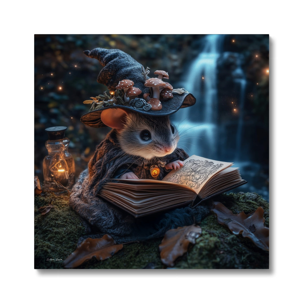 Joney the Mouse Witch Canvas