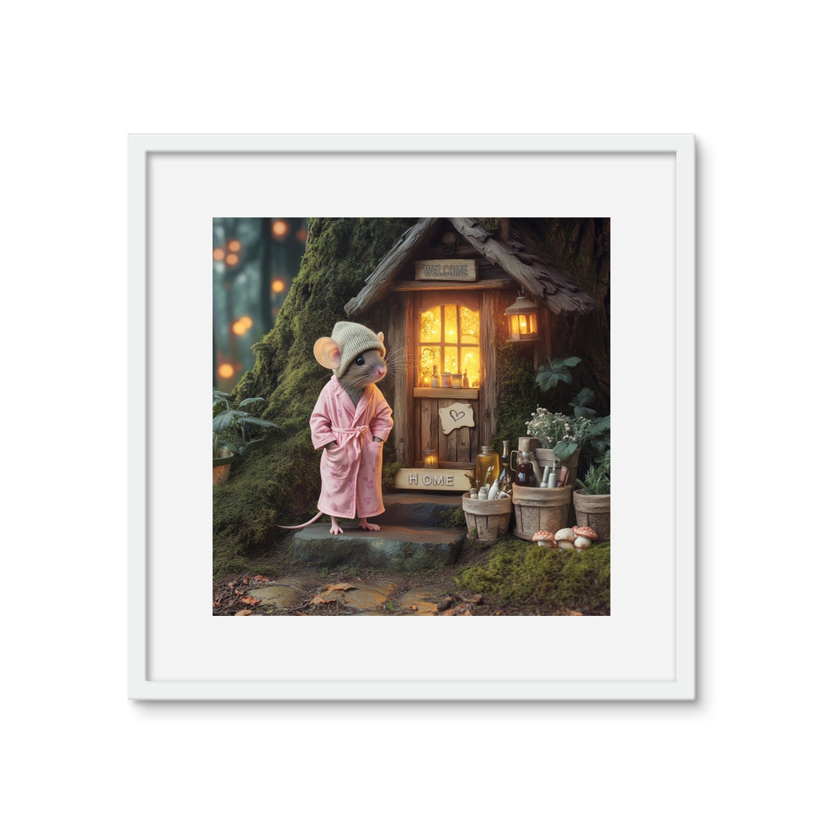 Welcome Home Framed Photo Tile